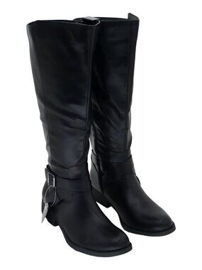 Style Co Margoo Tall Riding Boots Black Beauty - Wide Calf 8M